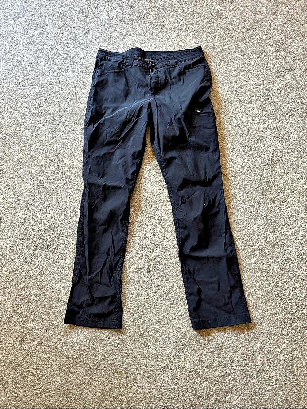 Eddie Bauer Guide Pro Pants Women's Straight Leg Black Size 12